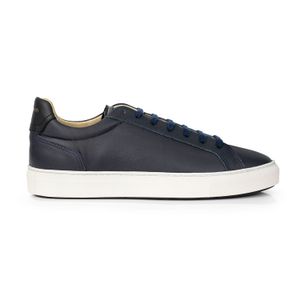 ZAPATILLA STANLEY AZUL CUERO URBANO HOMBRE ZAPATO