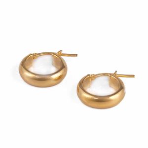 Aros Argollas Carmín de Plata con Baño Dorado