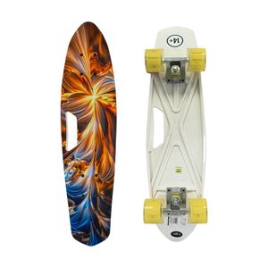 Patineta Skate Con Luces Para Niños 4 Ruedas Penny Chicos Adolescentes Surf