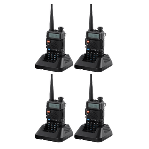 Pack 4 Radios Movil Handy Baoefeng Handie UV5R 8W VHF/UHF