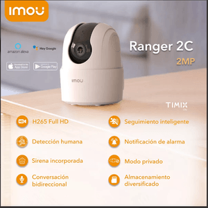 IMOU Cámara de seguridad Ranger 2C WIFI
