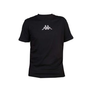 Remera Kappa Authentic Tikki Hombre Moda Negro