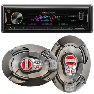 Stereo Bluetooth Nakamichi Parlantes 6x9 Pulgadas Bomber