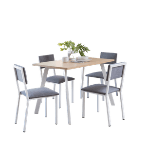 Mesa de Comedor Nilo 120x80cm Hierro Industrial
