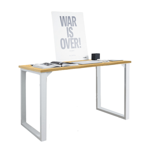 Escritorio Moderno Poli Melamina 120 cm x 60 cm Hierro Industrial