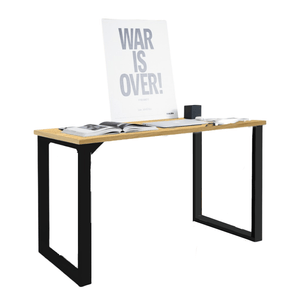 Escritorio Moderno Poli Melamina 140 cm x 60 cm Hierro Industrial