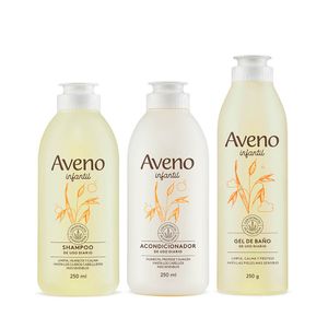 Aveno Set Completo Infantil Gel + Shampoo + Acondicionador