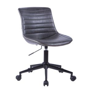 Silla de escritorio Pepe negra regulable Just Home Collection