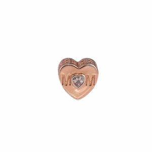 Charm Carmín Corazon MOM Rose
