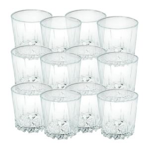 Set x 12 Vasos Copas Tragos Agua Whisky Vidrio Pasabahce