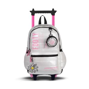 Mochila Footy Margarita Kids Niños Moda Blanco