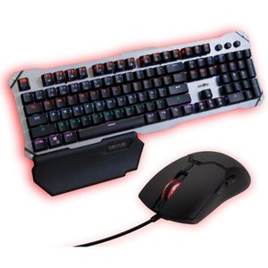 Combo Teclado Rgb Mecanico + Mouse Optico Gamer 3200 Dpi