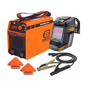 Soldadora Inverter Lusqtoff + Mascara + 2 Escuadra Magnetica