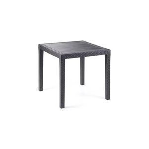Mesa Norma Home Símil Ratán 70 x 70 Cm 41729 Negro
