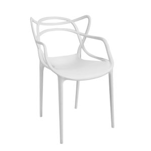 Silla De Diseño Master Filipo Plástico Apilable Baires 4