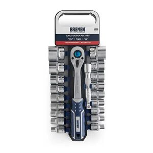 Juego de Bocallaves con Accesorios Portátil [1/2''] (20 Pzs) BREMEN® 6659
