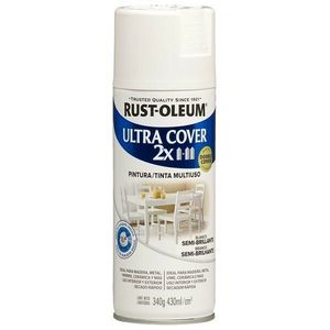 Ultra Cover 2X Pintura Multiuso  Rust-Oleum en Aerosol Acabado Semibrillante Blanco