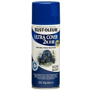 Ultra Cover 2X Pintura Multiuso  Rust-Oleum en Aerosol Acabado Brillante Azul