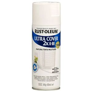 Ultra Cover 2X Pintura Multiuso  Rust-Oleum en Aerosol Acabado Brillante Blanco