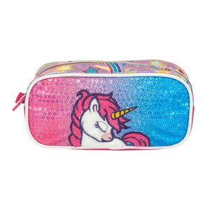 Cartucheras Escolares Nena Aesthetic Kawaii Unicornio QD25 Fucsia