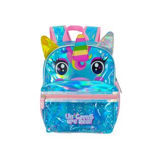 Mochila Para Jardin Infantil Reforzada Nena Diseños Holograficos Kawaii