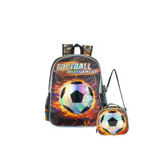 Mochila Para Jardin + Lunchera Infantil Futbol Pelota Nivel Inicial