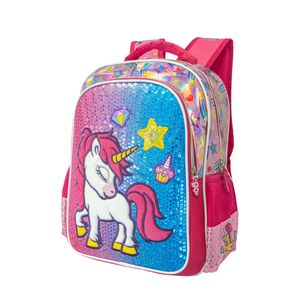 Mochila Escolar Reforzada Nena Kawaii Unicornio