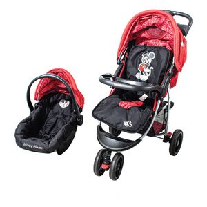 Coche Cuna 33417ts 3 Ruedas Huevito Butaca Mickey Lh