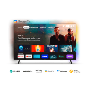 Smart TV Philips 4K 65" con Ambilight y Google TV