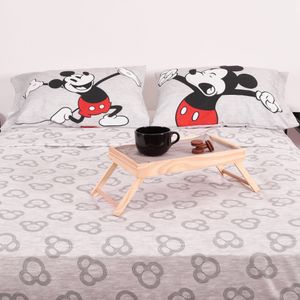 Juego de Sábanas 2 plazas Mickey Classic Gray