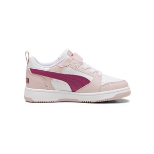 Zapatillas Puma Rebound V6 Sportstyle Kids Niños Moda Blanco