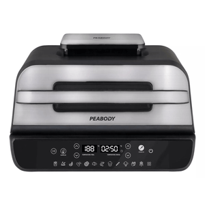 Freidora sin Aceite con Grill Peabody PE-AFG03N 7Lts 1800w Negro Ahumado
