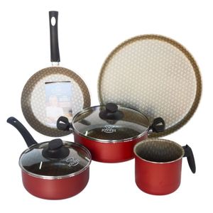 BATERIA DE COCINA TEFLON 7 PZAS JOVIFEL RIVOLI