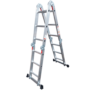 Escalera De Aluminio Articulada 12 Escalones Alpina 4X3