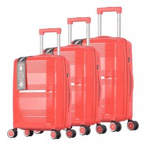 Set de Valijas Dudley D07 Rojo  - Expandible