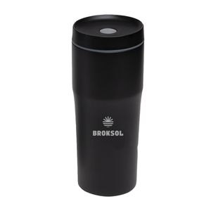 Vaso Termico 480 ML Broksol Acero Inox Frio/Calor Negro