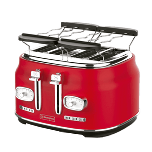 Tostadora Eléctrica Westinghouse Retro 6 Niveles 4 Rodajas