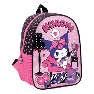 Mochila Kuromi 12 Pulgadas Espalda Chill Con Glitter 74250