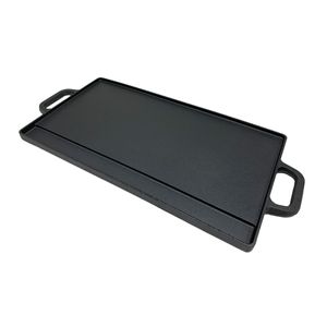 Plancha y grill doble de hierro