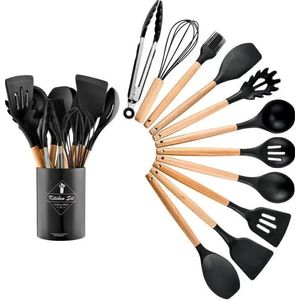 Set Utensilios De Cocina x 12 Piezas Silicona