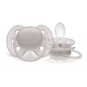 Chupete Philips Avent Ultra Soft SCF092/51 Gris 6-18 Meses
