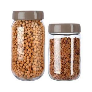 Set x 2 Frascos Carameleros Vidrio Contenedor Aston