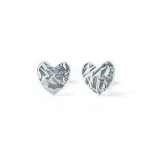 Aros Carmín Amor de Plata 925