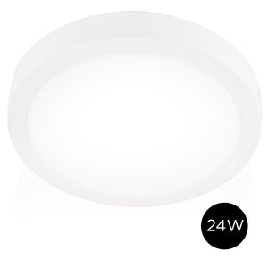 Plafón Lampara Techo Led Gadnic PNL24 Redondo 24W Frio 6000K