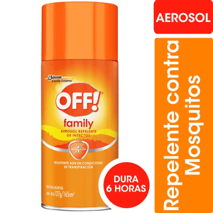 Repelente Para Mosquitos Off Aerosol Family Active x165ml