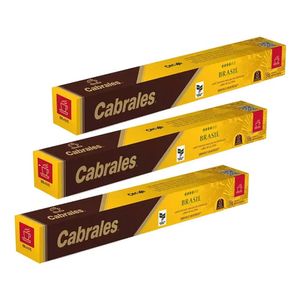 Pack X 3 Cabrales Café Capsulas Nespresso Aluminio Brasil