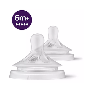 Tetinas Natural Philips Avent SCY965/02 x2 tetinas flujo ultra rápido (6m+)