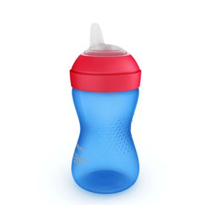 Vaso con sorbete My Grippy 300ml Azul 9m+