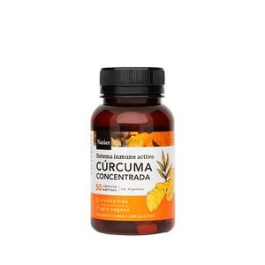 Cúrcuma Concentrada - Grandes Beneficios Antiflamatorios.  50 Capsulas