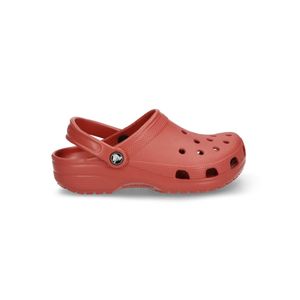 Zuecos Crocs Classic Unisex Moda Rojo